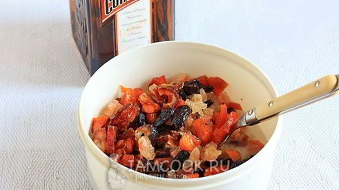 кекс рождественский с сухофруктами и орехами