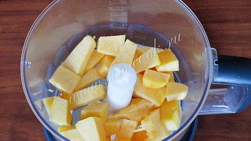 кекс с тыквой и кокосом