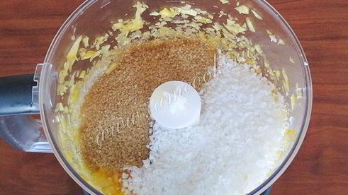 кекс с тыквой и кокосом