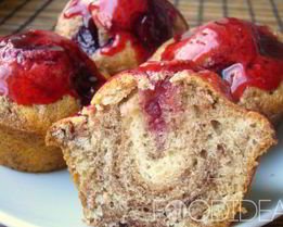 Кекс с вишней