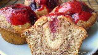 Кекс с вишней