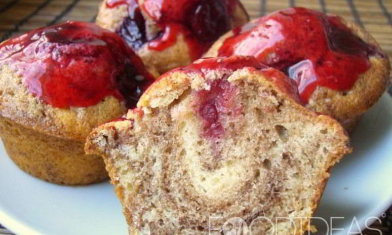 Рецепт кекса с вишней