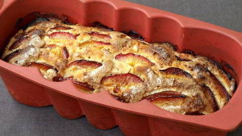 кекс со сливами на сметане