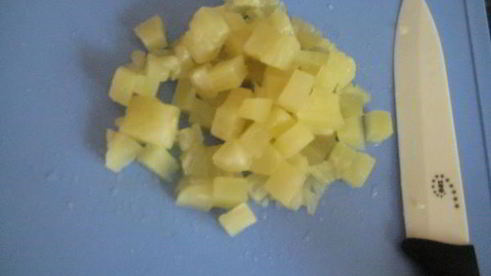 кекс экзотика с ананасом и кокосом