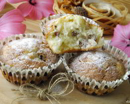 Кексики творожные с изюмом