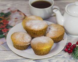 Кексы на кефире и растительном масле