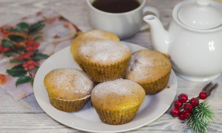 Рецепт кексов на кефире и растительном масле