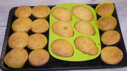 кексы на кефире и растительном масле