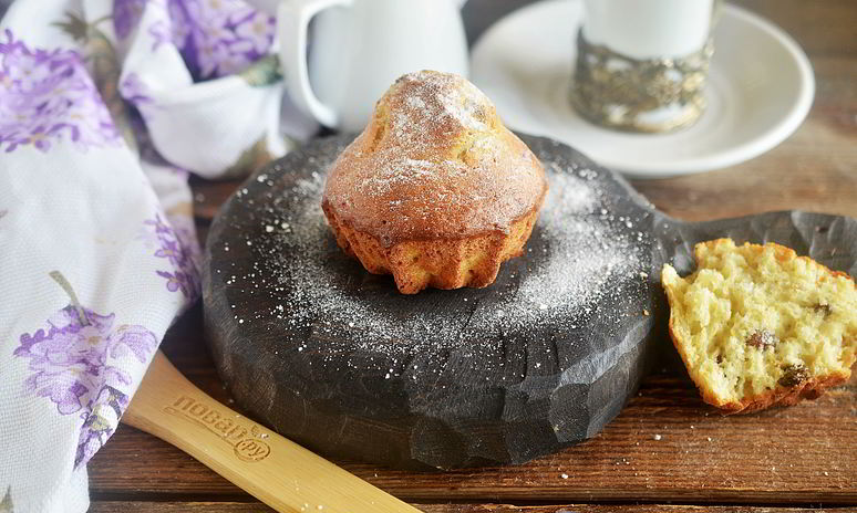 Рецепт кексов с изюмом