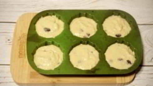 кексы с изюмом