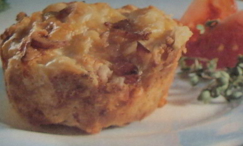 Рецепт кексов с сыром и ветчиной