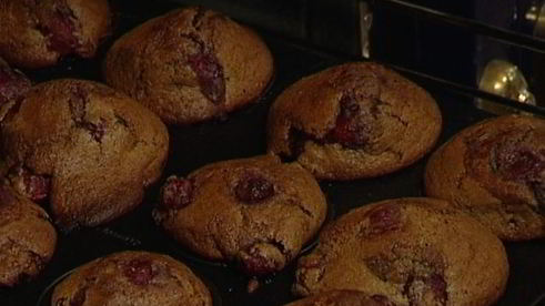 кексы с вишней