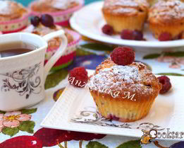 Кексы с ягодами