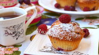 Кексы с ягодами