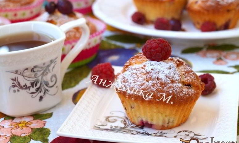 Рецепт кексов с ягодами
