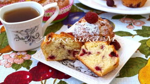 кексы с ягодами
