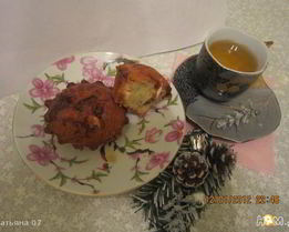 Кексы зимнее утро