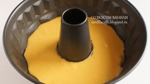 кукурузно-апельсиновый кекс