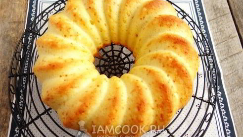 лимонный кекс на кефире