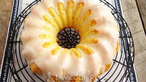 лимонный кекс на кефире