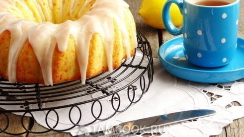 лимонный кекс на кефире