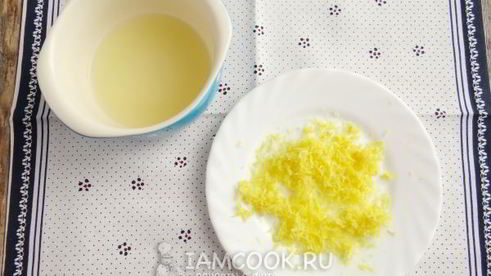 лимонный кекс на кефире