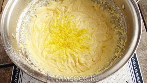лимонный кекс на кефире