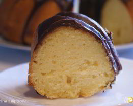 Лимонный кекс с кукурузной мукой