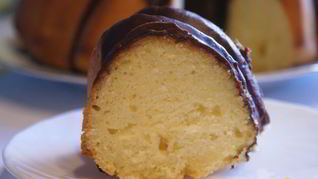 Лимонный кекс с кукурузной мукой