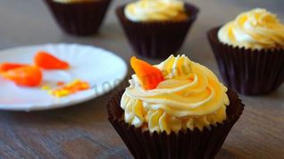 Морковные капкейки с кремом