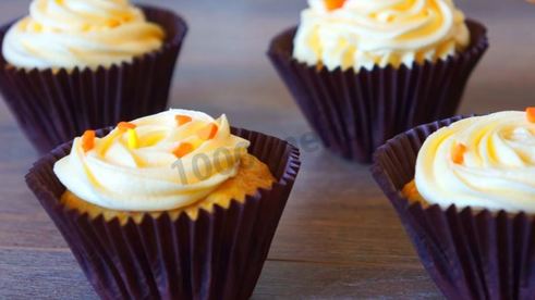 морковные капкейки с кремом
