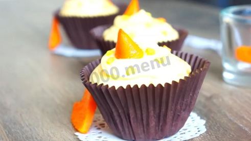 морковные капкейки с кремом