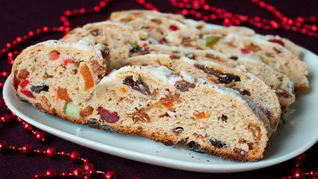 Рождественский Штоллен на дрожжевом тесте