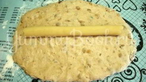 рождественский штоллен с марципаном