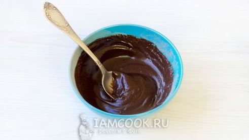шоколадная глазурь для кексов