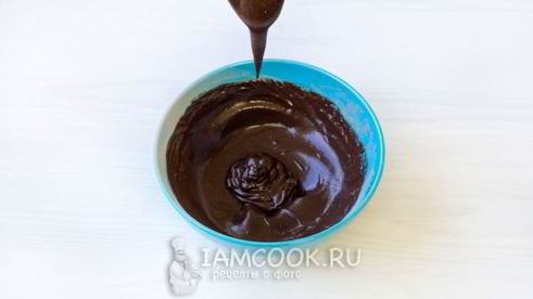 шоколадная глазурь для кексов