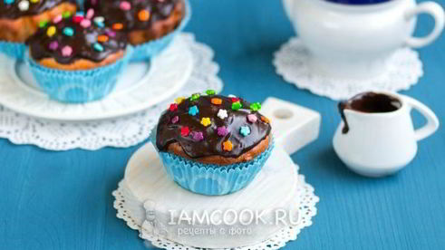 шоколадная глазурь для кексов