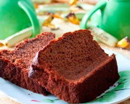 Шоколадно-банановый кекс