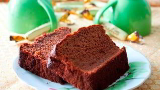 Шоколадно-банановый кекс