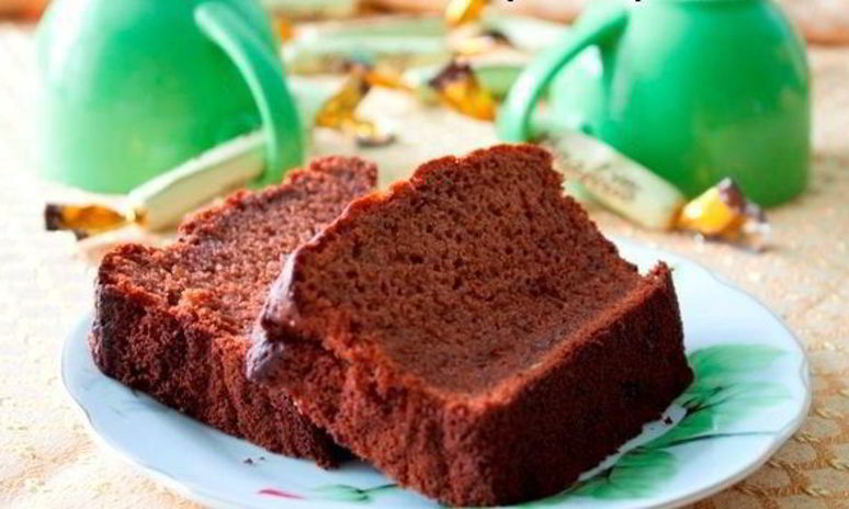 Рецепт шоколадна-бананового кекс