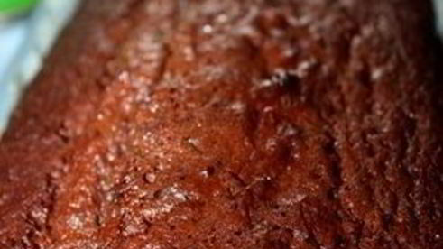 шоколадно-банановый кекс