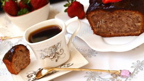 шоколадные кексы с клубникой