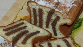 Творожный кекс с шоколадным печеньем