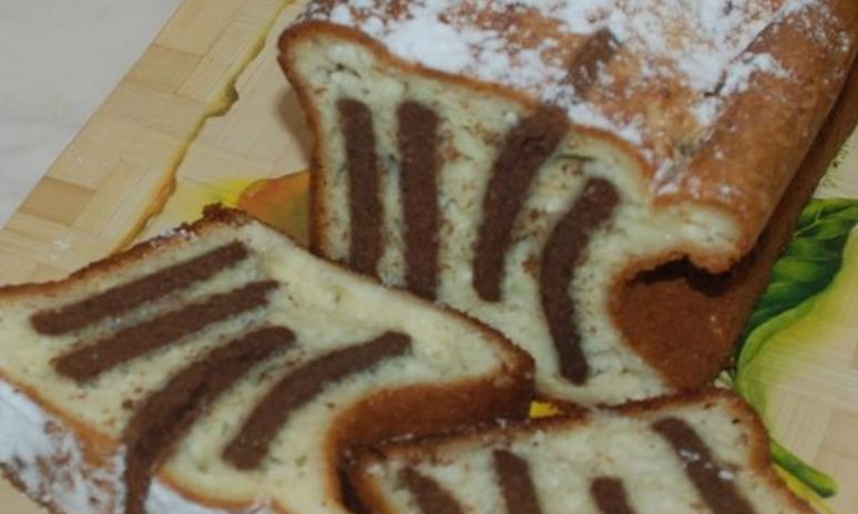 Рецепт творожного кекса с шоколадным печеньем