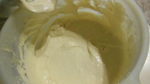 творожный кекс с шоколадным печеньем