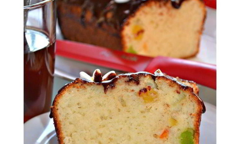 Рецепт влажного творожного кекса с цукатами
