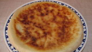 Хачапури на кефире на сковороде