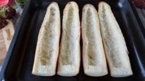 хачапури по-аджарски в багете