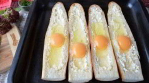 хачапури по-аджарски в багете