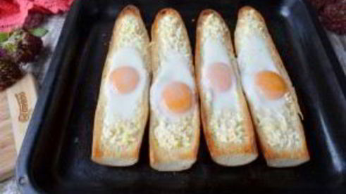 хачапури по-аджарски в багете